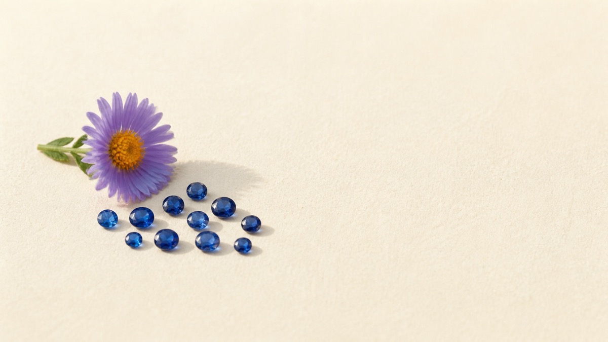 September’s birthstone is sapphire