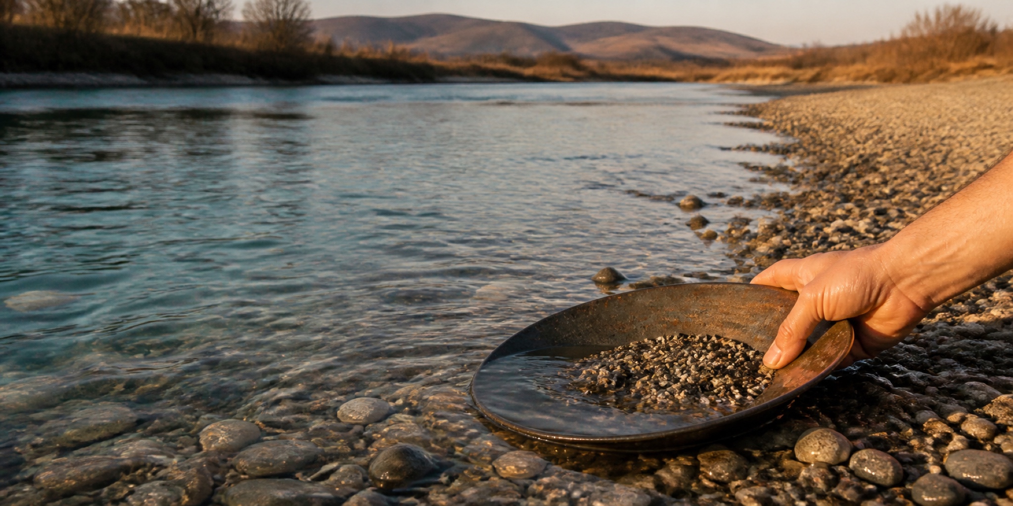 Montana sapphire, from the river up