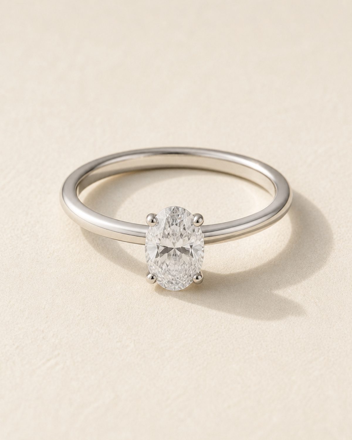 Lab Oval diamond, 2.02 ct