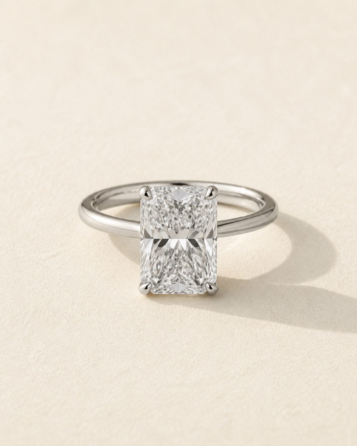 Lab Radiant diamond, 2.50 ct