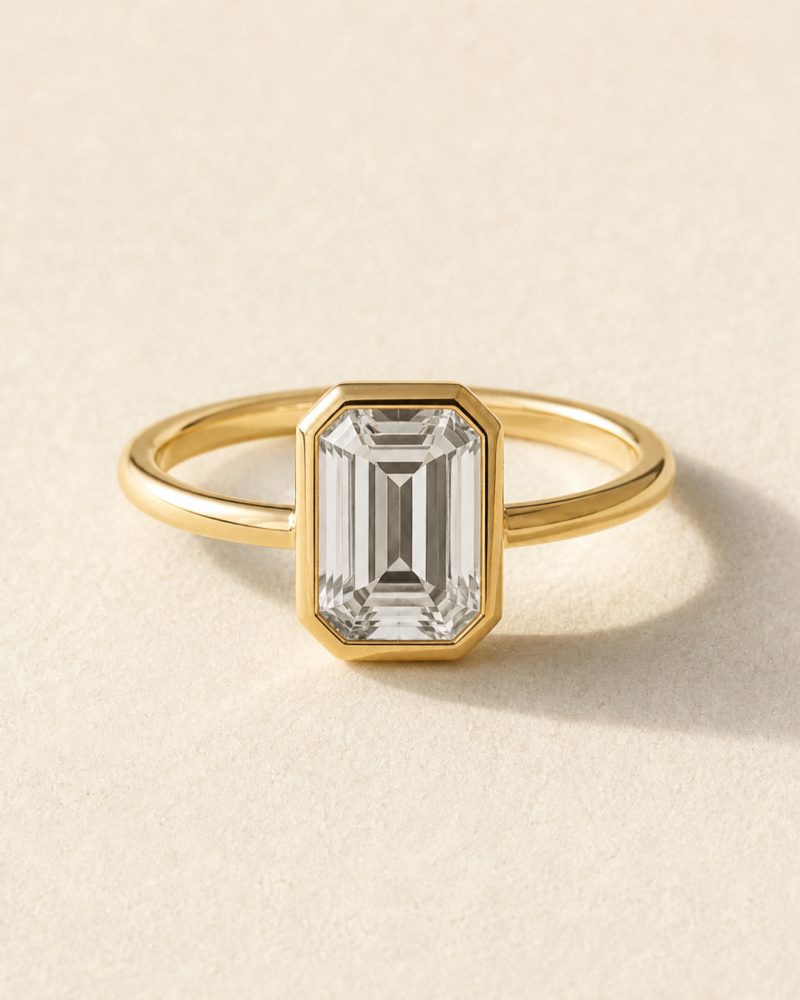 Ready: Emerald Bezel, 1.55 ct