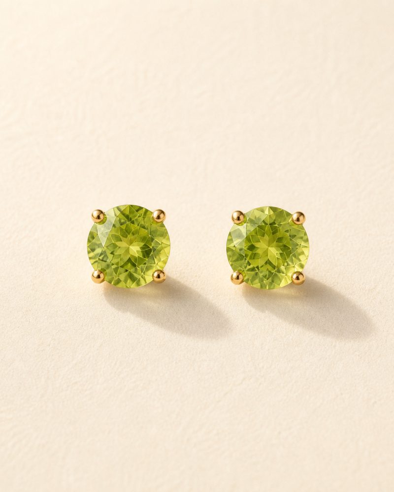 The Peridot Studs