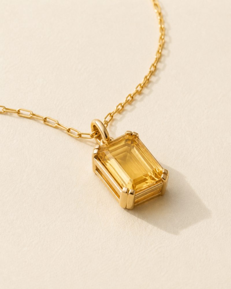 The Citrine Pendant, view 2