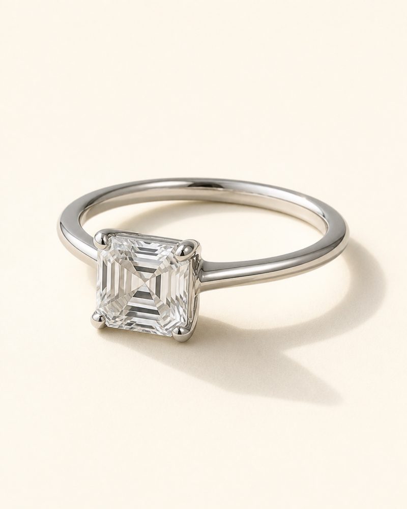 Lab Asscher diamond, 1.75 ct, view 2