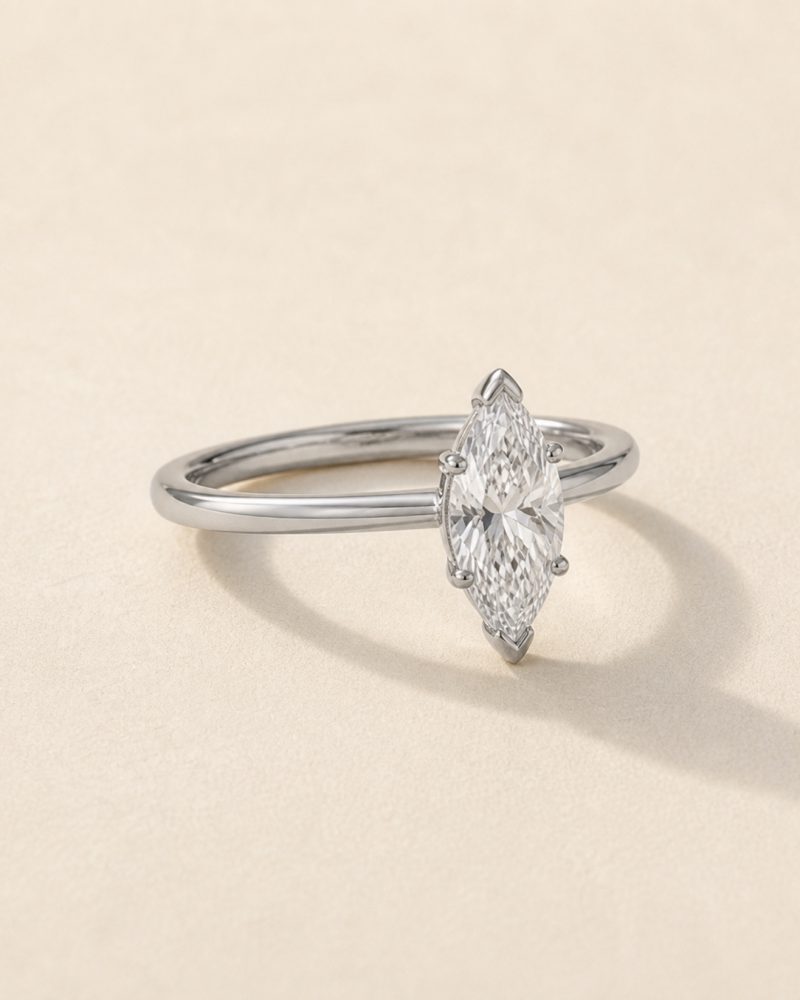 The Marquise Solitaire, view 2