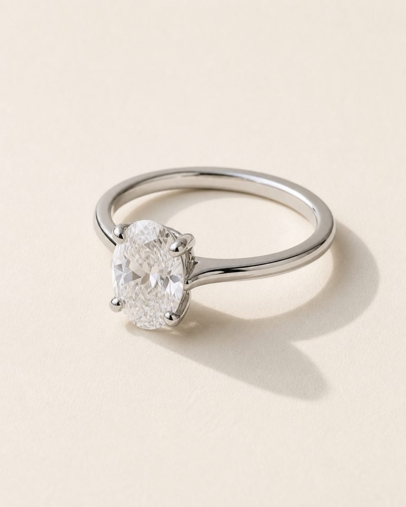 Ready: Oval Solitaire, 1.21 ct, view 2