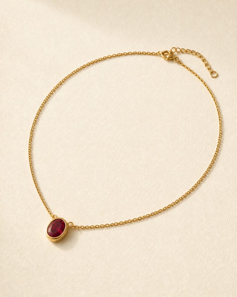 The Garnet Pendant, view 2