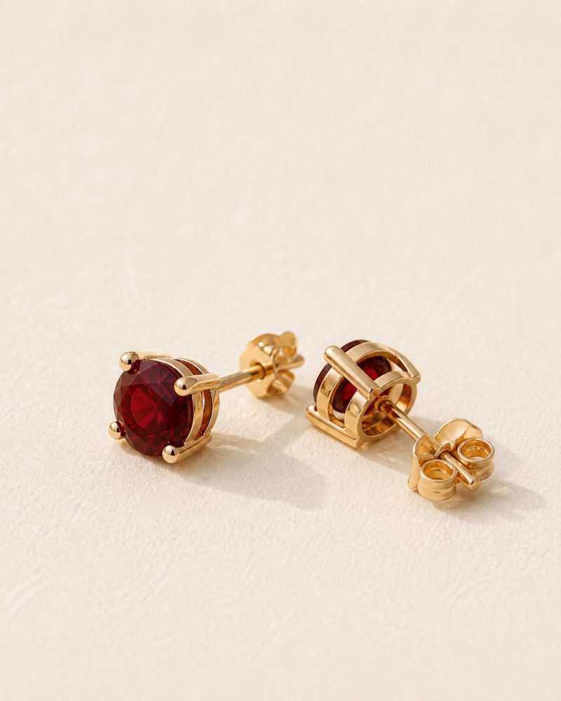 The Garnet Studs, view 2