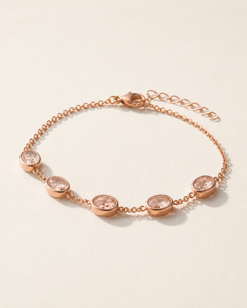 The Morganite Bracelet, view 2