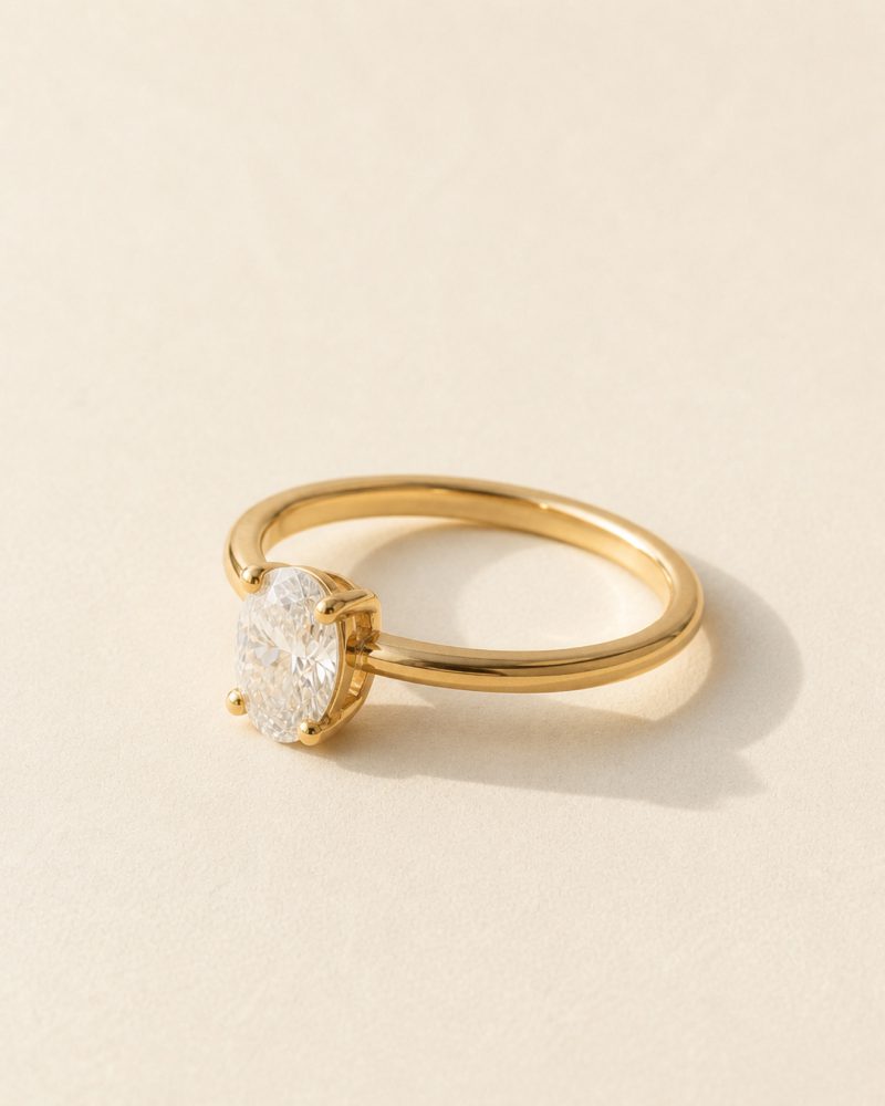 The Oval Solitaire, view 2