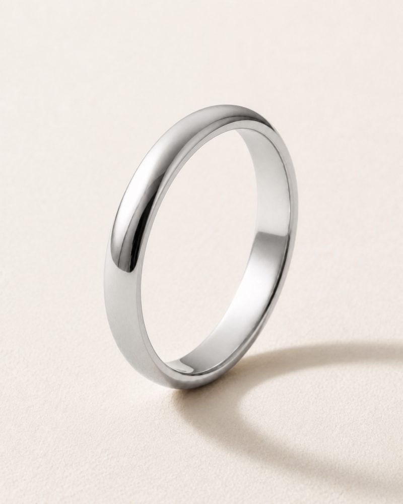 The Plain Band, White, view 2