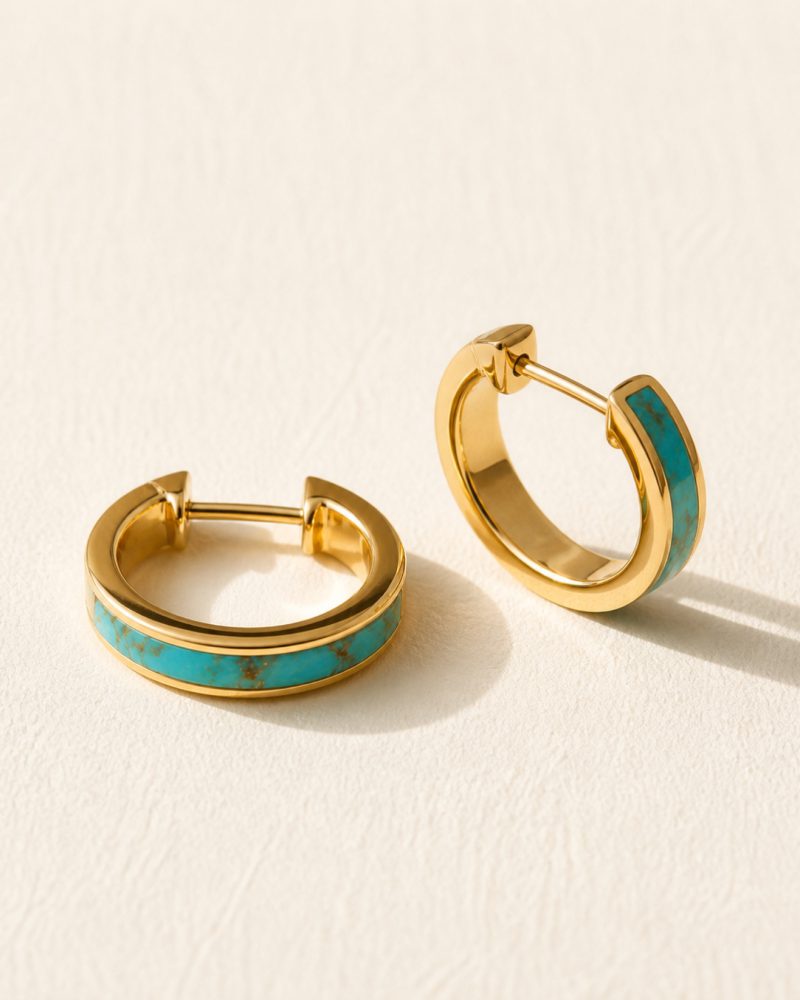 The Turquoise Hoops, view 2