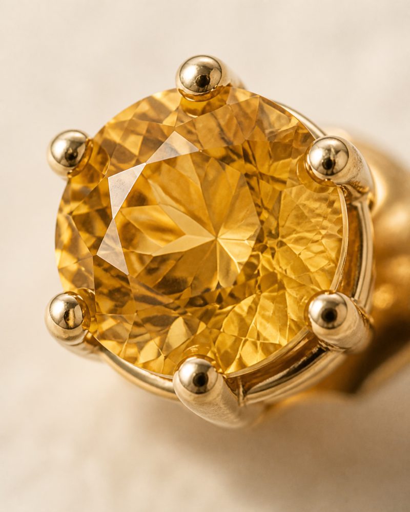 The Citrine Studs, view 3