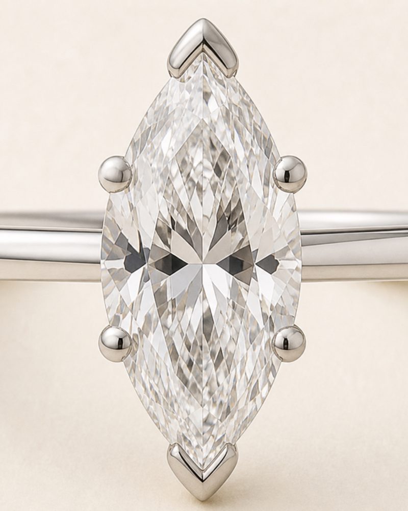The Marquise Solitaire, view 3