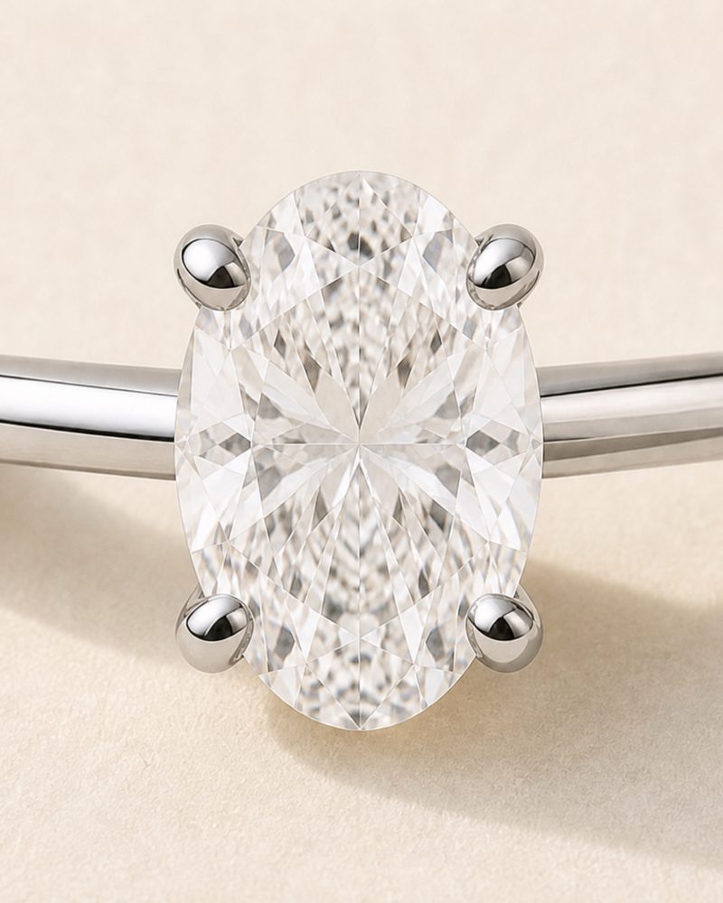 Ready: Oval Solitaire, 1.21 ct, view 3