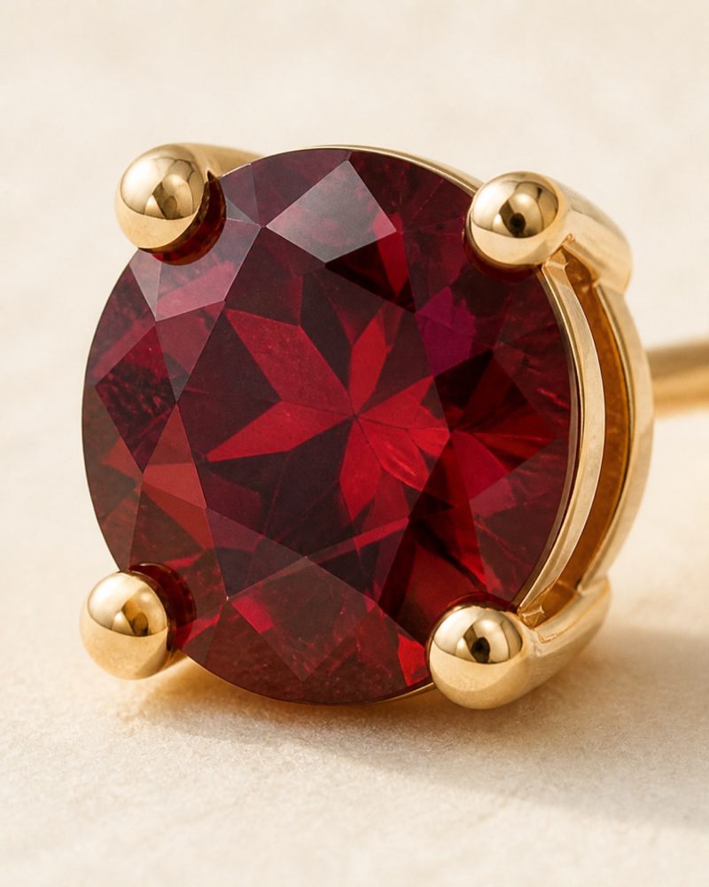 The Garnet Studs, view 3