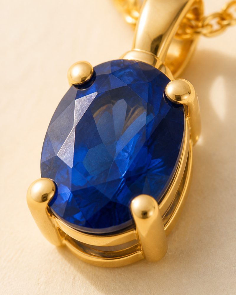 The Sapphire Pendant, view 3