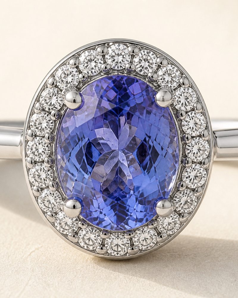 The Tanzanite Halo, view 3