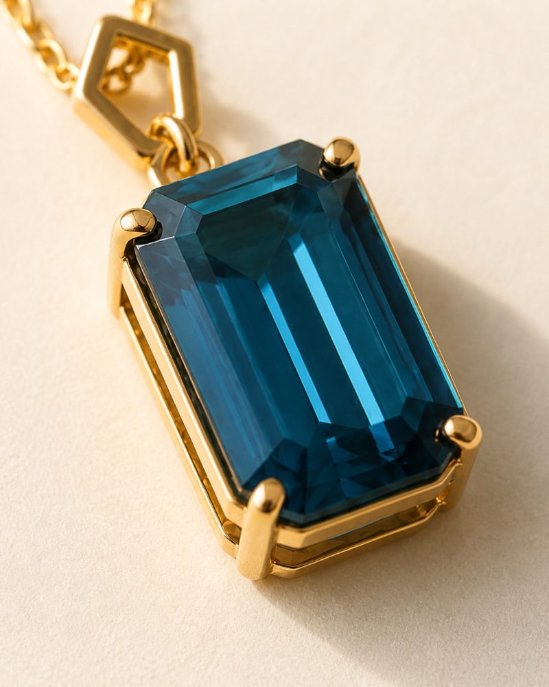 The London Topaz Pendant, view 3