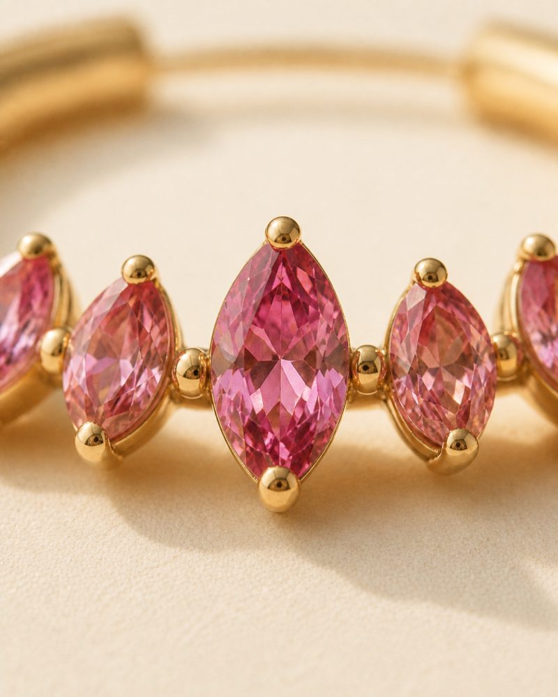 The Tourmaline Hoops, view 3