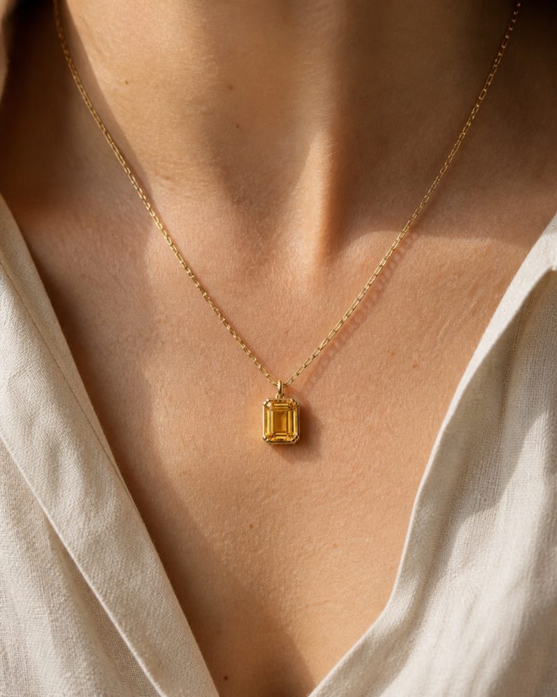 The Citrine Pendant, view 4