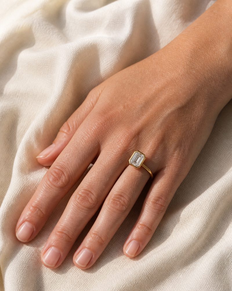 Ready: Emerald Bezel, 1.55 ct, view 4