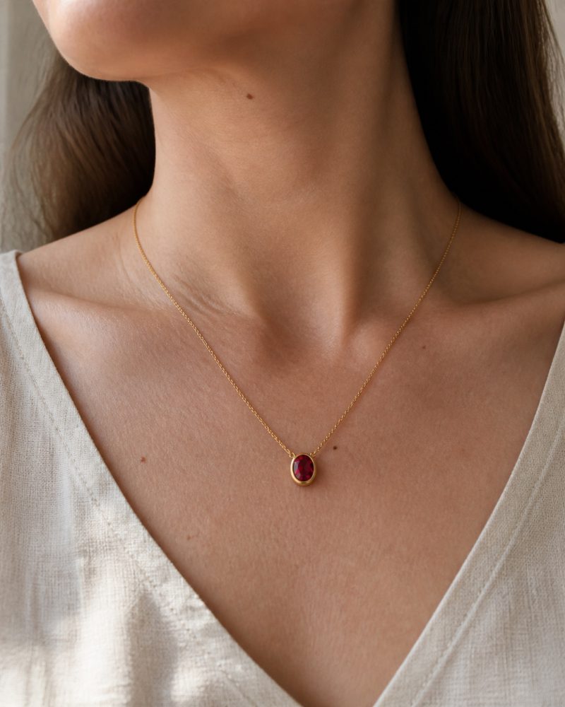 The Garnet Pendant, view 4