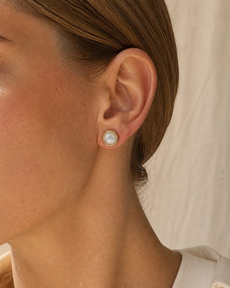 The Moonstone Studs, view 4
