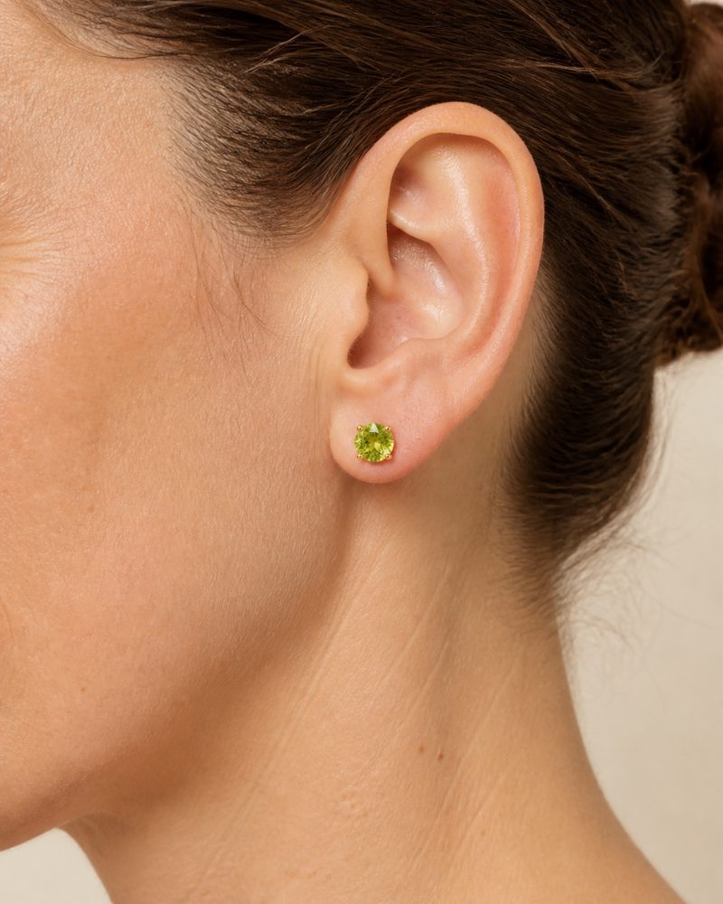 The Peridot Studs, view 4