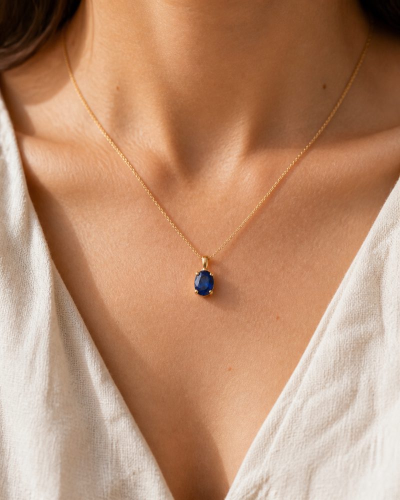 The Sapphire Pendant, view 4