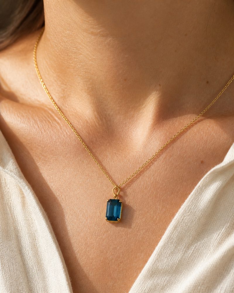 The London Topaz Pendant, view 4